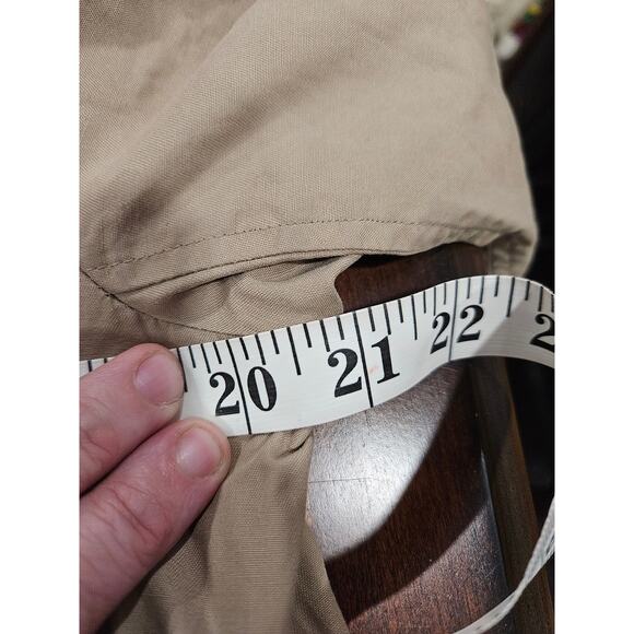 Sam Edelman Khaki Brown Utility Jacket With Hood Size Medium Field gorpcore - Picture 7 of 9